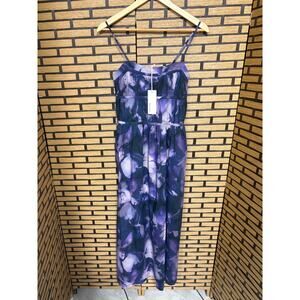 RicherPoorer Purple Tie Midi Dress Size XS